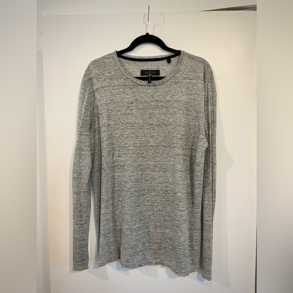 RAG AND BONE LONG SLEEVE 100% LINEN